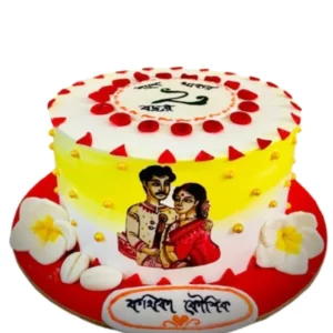 ANNIVERSARY THEMED CHOCOLATE CAKE