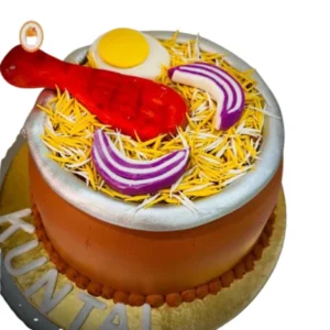 BIRIYANI THEMED CHOCOLATE CAKE