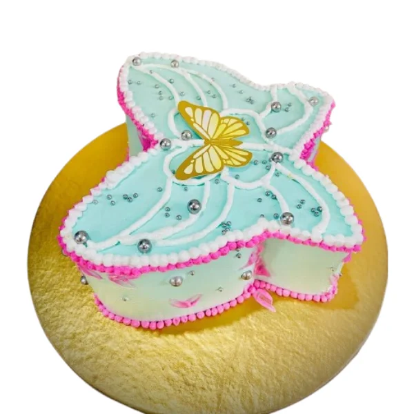 Butterfly Strawberry Cake