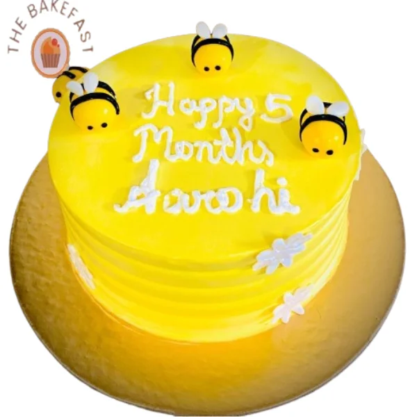 Honey Bee Themed Black Forest Cake