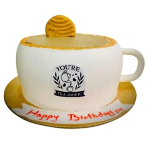 TEA CUP THEMED CAKE