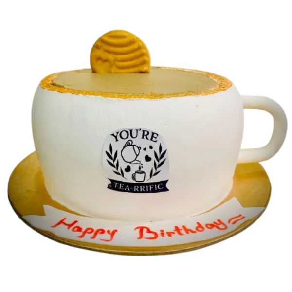 Tea Cup Themed Cake