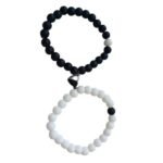 Classic Black and White Couple Bracelet