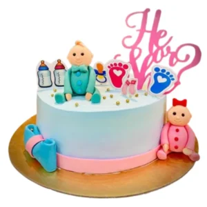 BABY THEMED CHOCOLATE CAKE