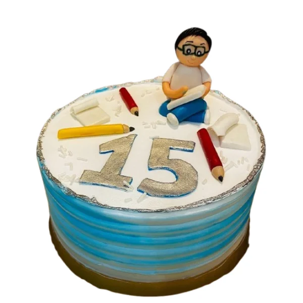 Boy Themed Chocolate Cake