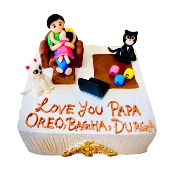 Chocolate  Cake Father Themed