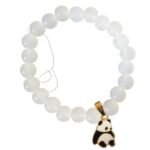 White Bead Bracelet