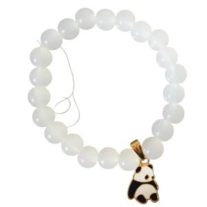 premium white panda bracelet