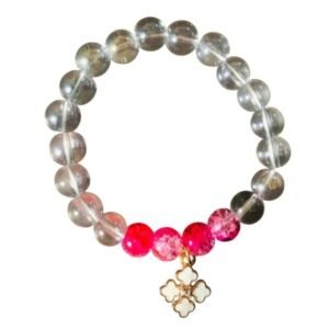premium red and golden crystal bracelet