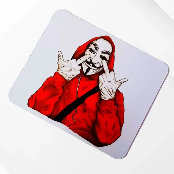 Money heist character Printed Mouse Pad
