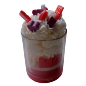 Whippe cream desert candle