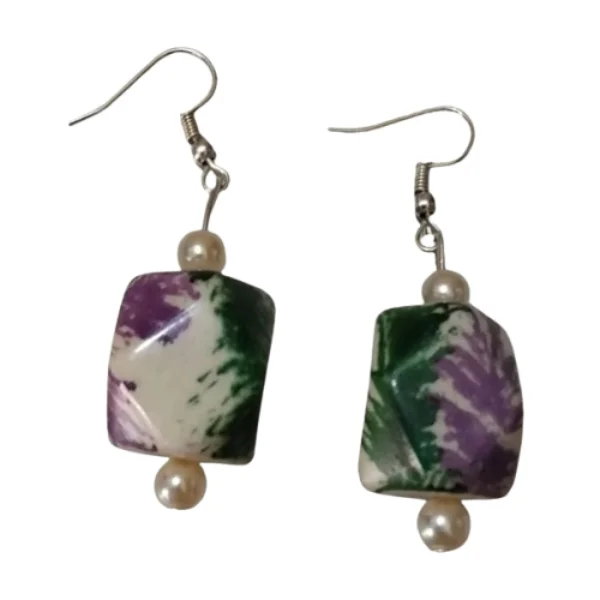 Elegant Handcrafted Multicolored Earring