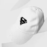 White Superman Cap