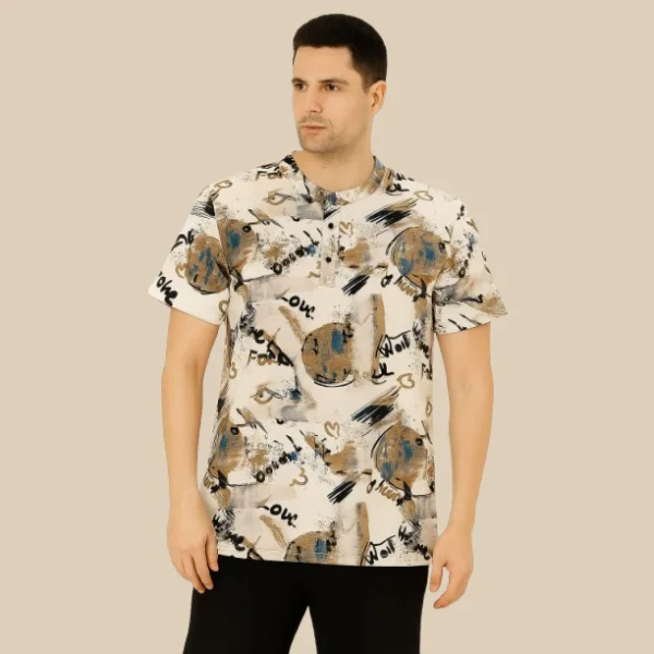 Abstract Art Printed T-Shirt