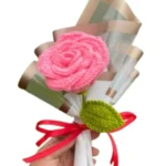 Pink Rose Crochet