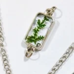 Flower Preserved Resin Pendent