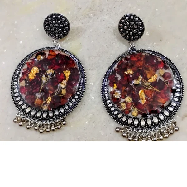 Preserved Rose Jhumka