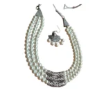 Pearl Oxidised Necklace