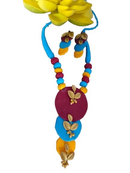 Handcrafted Fabric Threads Jewelry