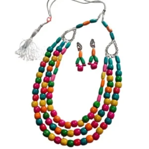 Wooden Beads Necklace
