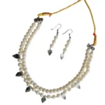 Two Line Pearl Necklace